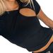 Voya Hot Selling Women's Clothing, Spring And Summer New Styles, Personalized And Trendy Design, T-shirt, Slim Fit Top_ecoleips.com