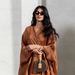 MQ137 Cross-border Middle East Dubai Solid Color Cardigan Robe Women's Clothing Turkish ABAYA_ecoleips.com