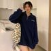Cross-border Half-zip With Stand-up Collar, Vintage 2026 New Model, Spring And Autumn Korean Style, High-end Long-sleeve_ecoleips.com