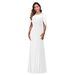 Elegant Lace & Sequin Cocktail Dress, A-Line Mid-Length Formal Gown For Wedding Guest, Party, Evening Occasions_ecoleips.com