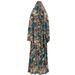 New Printed Short Skirt Two-Piece Set Worship Robe Fashionable Elegant Dress_ecoleips.com