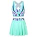 Women’s Clothing new split swimsuit women's conservative skirt bikini fixed version printed swimsuit_ecoleips.com
