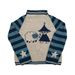 Retro European American Style Trendy Sweater Knitwear Animal Print Jacquard Cute Loose Long Sleeved Women's Top_ecoleips.com