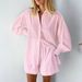 Autumn Women's Fashion: Shirts, Blouses, And Blouses With Jacquard Bubble Sleeves; Stylish Tops, Shorts, And Commute-Sty_ecoleips.com