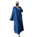 Arab Cross-Border Women's Clothing 2024 Spring New Loose Dress Long-Sleeve Shirt Set Middle Eastern Style_ecoleips.com