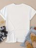 European And American Cross-border Foreign Trade Clothing - Round-neck Printed Women's Short-sleeve T-shirt Top_ecoleips.com