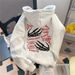 Women's American Style Casual Hooded Sweatshirt Fleece Lined Thickened Long Sleeve Top Loose Fit for Autumn Winter_ecoleips.com