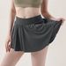 New Anti Exposure Badminton Fitness Tennis Skirt Women's Three Point Pants Sports Yoga Short Skirt With Big Pockets_ecoleips.com