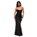 Women's Style Backless Tie Dress Slim Fit Sexy Long Skirt Summer New Arrival INS Temperament_ecoleips.com