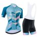 Women's Summer Cycling Apparel Short Sleeve Bib Sets Road Bike Shirts Outdoor Sport Wear Wholesale Cross Border Trade_ecoleips.com