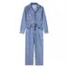 Aria Basics New Spring Autumn Women's Fashion European And American Style Suit Collar Pocket Decorated Waist-Cinching Straight-Leg_ecoleips.com