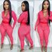 Women's Clothing Sexy Printed Hip Stretch Suit_ecoleips.com