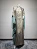 Modest Abaya Dress Elegant Foil-Printed Long Sleeve Robe Dress – Glamorous Pullover Gown For Special Occasions_ecoleips.com