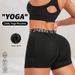 Women's Clothing Fitness Shorts Running Training Peach Hip Sports Yoga Shorts Quick Drying Pocket Tights_ecoleips.com