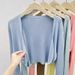 Women's Style Sun Protective Chiffon Blouse Outerwear Shawl Dress Camisole Cardigan Short Jacket Niche Knitwear_ecoleips.com