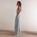 Women's Loose Wide Leg Denim Overalls Casual Solid Color Polyester Spring/Autumn Summer Regular Fit Jeans_ecoleips.com