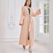 Fashionable Embroidered Robe Middle Eastern Arab Luxurious Gold-Embossed Cardigan Muslim Long Dress_ecoleips.com
