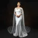 Hair Jewelry Womens Cape Bridal Cloak Veils Long Cathedral Style Shawl Wedding Dress Accessories For Shoulder Decoration_ecoleips.com