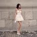 Cross-border Summer European And American Style Women's With Lace Trim, Sweet Print, Waist-cinching, Tie-up, Strapless,_ecoleips.com