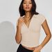 Women's Clothing POLO Collar Button Short Sleeve Women's Top Versatile Spring Summer Tight Sports Waist European American Style_ecoleips.com