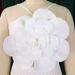 K New Fashion Sexy Women's Clothing With A Big Flower Label, Pure Color Pleated Jumpsuit._ecoleips.com