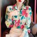 Aria Basics Aria Basics European American Cross-border Foreign Trade Printed Shirt For Women, New Spring And Autumn Loose Long-sleeve Top,_ecoleips.com