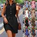 Summer Ribbed Sleeveless Women's Dress Elegant Solid Color Fashionable European And American Style Cross Border Foreign Trade 2026_ecoleips.com