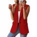 Women's Clothing Fashion Temperament Casual Vest Suit_ecoleips.com