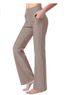 Suitable For All Seasons 2025 New Style Flared Wide-Leg High-Waist Casual Women's Yoga Pants_ecoleips.com