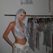 Women's Metallic Sequel Hooded Vest – Y2K Streetwear Crop Top For Summer Festivals & Nightlife_ecoleips.com