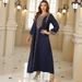 Muslim Abaya Women's Clothing Dubai Turkish Embroidered Robe_ecoleips.com