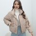 Coat Plaid Large Size Women's Jacket Bread Clothing Warm Down Padded Jacket Women's Padded Jacket_ecoleips.com