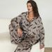 Autumn New Printed Loose Women's Pajamas Two-Piece Set Wearable Outside European And American Cross-Border_ecoleips.com