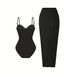 Women's Slimming One Piece Swimsuit Fashionable Conservative Design Regular Fit Vacation Style Sexy Simple_ecoleips.com