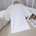 Women's Casual Round Neck Short Sleeve T-Shirt Multi-Color American Style Simple Fashionable Sports Top Solid Printed Loose Fit_ecoleips.com