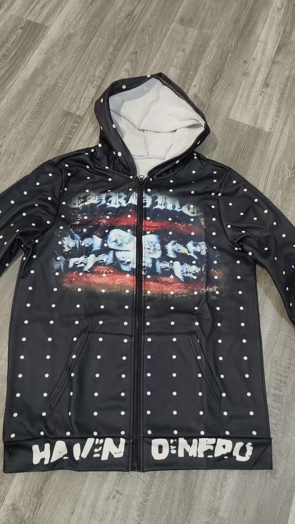 Spring New Arrival Unisex Trendy Digital 3D Printed Zipper Sweatshirt Cross Border Foreign Trade 2025_ecoleips.com