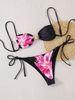 Women's Clothing Bikini Set Strap Starfish Metal Drawstring Low Waist Sexy Swimsuit Set_ecoleips.com