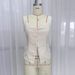 Women's Retro Cotton Linen Sleeveless Camisole Lace Patchwork Fashion Button Vest Top Solid Color_ecoleips.com