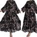 Ladies Muslim Chiffon New Long Skirt With Belt Fashionable And Elegant Dress_ecoleips.com