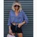 Women's Clothing Winter New Fashion Casual Versatile Double Pocket Loose Shirt_ecoleips.com