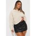 Soft & Cozy Oversized Knit Sweater Women's Casual Pullover With Shawl Collar – Elegant Fall & Winter Wardrobe Essential_ecoleips.com