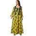 Women's Clothing embroidered dress Muslim women's evening dress Middle Eastern robe_ecoleips.com