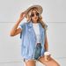 Women's Clothing Trendy Denim Vest With Blazer Collar - Distressed Washed Jacket For Men & Women (Blue, Black Grey) - S/M/L/XL_ecoleips.com