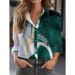 2024 European And American Women's Cardigan With 3D Floral Print, Long Sleeve Shirt, High-End Versatile Top For Women_ecoleips.com
