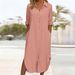 2026 European And American Cross-border Independent Station Long-sleeve Casual Cotton-linen Style_ecoleips.com