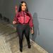 Women's Clothing Women's Fashion Casual Zipper Flare Two Piece Set High Waist Pants Long Sleeve For Formal & Casual For Women_ecoleips.com