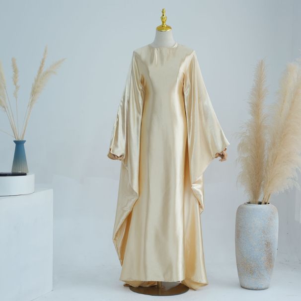 Women's Clothing Shiny Dress Abaya_ecoleips.com