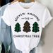 Cross-border Clothing Supply: Merry Christmas Tree Trendy Loose Casual Letter Print White Women's Plus Size T-shirt_ecoleips.com