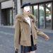 girl Girl Girl Girl Fleece-Lined Cotton Jacket 2025 Winter New Korean Style Casual Slim Fit Short Hooded Parka With Large Fur Collar Trendy_ecoleips.com