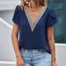 Women's Clothing New V Neck Sleeveless Simple Summer Solid Color Pullover Loose Top_ecoleips.com
